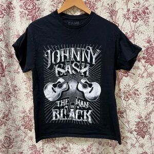 Johnny Cash The Man In Black Graphic T-Shirt Men’s Medium